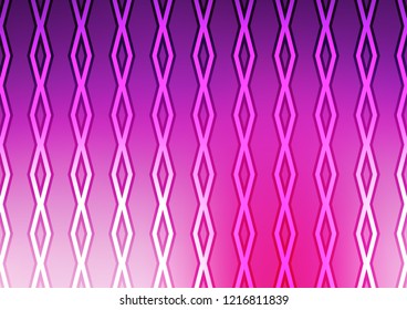 Light Pink vector pattern with lines, rectangles. Modern geometric abstract illustration with lines, squares. Pattern for business booklets, leaflets.