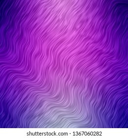 Light Pink vector pattern with lines. Brand new colorful illustration with bent lines. Template for your UI design.