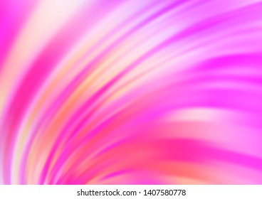 Light Pink vector pattern with lines, ovals. Brand new colored illustration in marble style with gradient. New composition for your brand book.