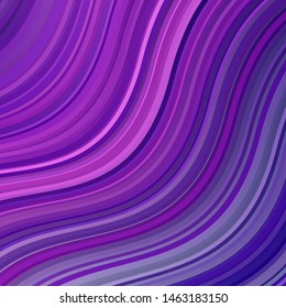 Light Pink vector pattern with lines. Abstract illustration with bandy gradient lines. Smart design for your promotions.