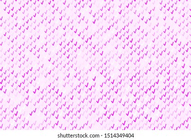 Light Pink vector pattern with lines. A completely new colorful illustration in simple style. A new texture for your  ad, booklets, leaflets.