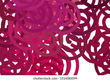 Light Pink vector pattern with lines. Colorful illustration in simple style with gradient. Abstract design for your web site.