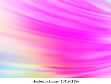 Light Pink vector pattern with liquid shapes. An elegant bright illustration with gradient. Marble style for your business design.