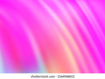 Light Pink vector pattern with liquid shapes. Brand new colored illustration in marble style with gradient. The template for cell phone backgrounds.