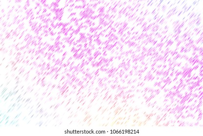 Light Pink vector pattern with narrow lines. Blurred decorative design in simple style with lines. Smart design for your business advert.