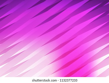 Light Pink vector pattern with narrow lines. Lines on blurred abstract background with gradient. Best design for your ad, poster, banner.