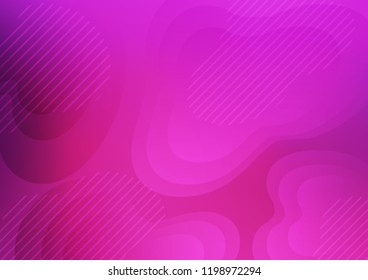 Light Pink vector pattern with narrow lines. Modern geometrical abstract illustration with staves. Smart design for your business advert.