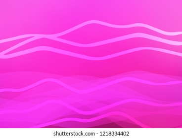 Light Pink vector pattern with narrow lines. Shining colored illustration with narrow lines. The pattern can be used as ads, poster, banner for commercial.