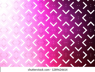 Light Pink vector pattern with narrow lines. Glitter abstract illustration with colored sticks. Smart design for your business advert.
