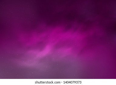 Light Pink vector pattern with night sky stars. Modern abstract illustration with Big Dipper stars. Pattern for astrology websites.