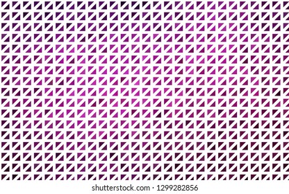 Light Pink vector pattern in polygonal style. Illustration with set of colorful triangles. Pattern for commercials.