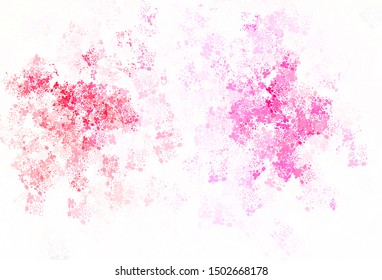 Light Pink vector pattern with random forms. Decorative design in abstract style with random forms. Simple design for your web site.