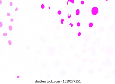 Light Pink vector pattern with random forms. Illustration with colorful gradient shapes in abstract style. Simple design for your web site.