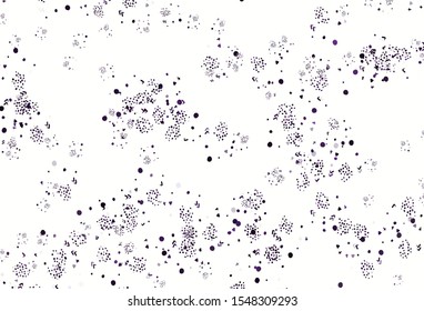 Light Pink vector pattern with random forms. Colorful chaotic forms with gradient in modern style. Elegant design for wallpapers.