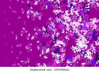 Light Pink vector pattern with random forms. Decorative design in abstract style with random forms. Background for a cell phone.