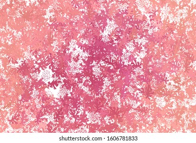 Light Pink vector pattern with random forms. Colorful chaotic forms with gradient in modern style. Background for a cell phone.