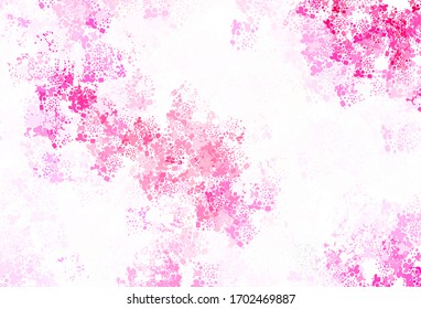 Light Pink vector pattern with random forms. Modern abstract illustration with colorful random forms. Elegant design for wallpapers.