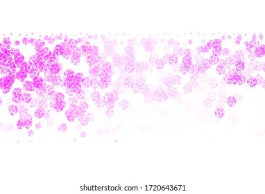 Light Pink vector pattern with random forms. Decorative design in abstract style with random forms. Simple design for your web site.