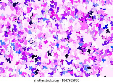 Light Pink vector pattern with random forms. Simple colorful illustration with abstract gradient shapes. Background for a cell phone.