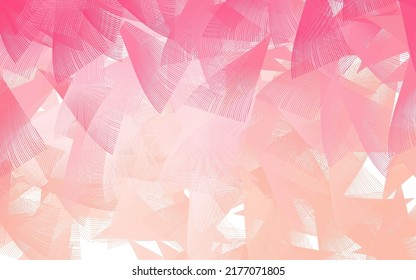 Light Pink vector pattern with random forms. Modern abstract illustration with colorful random forms. Simple design for your web site.