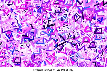 Light Pink vector pattern with random forms. Decorative design in abstract style with random forms. Modern design for your business card.