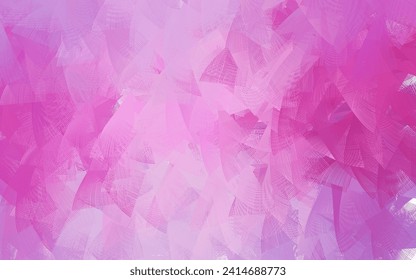 Light Pink vector pattern with random forms. Simple colorful illustration with abstract gradient shapes. Modern design for your business card.