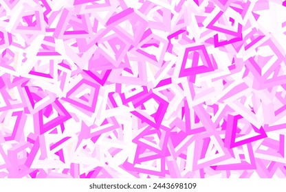 Light Pink vector pattern with random forms. Simple colorful illustration with abstract gradient shapes. Modern design for your business card.