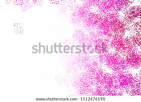 Light Pink vector pattern with random forms. Decorative design in abstract style with random forms. Modern design for your business card.