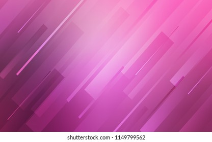 Light Pink vector pattern with sharp lines. Lines on blurred abstract background with gradient. Smart design for your business advert.