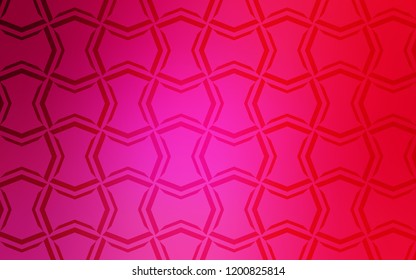 Light Pink vector pattern with sharp lines. Modern geometrical abstract illustration with Lines. Template for your beautiful backgrounds.