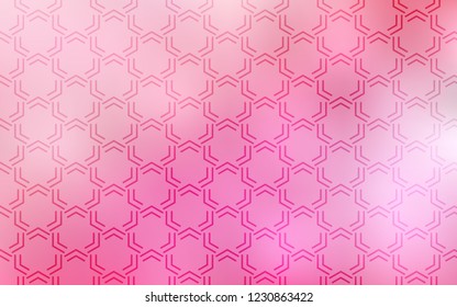 Light Pink vector pattern with sharp lines. Shining colored illustration with sharp stripes. Pattern for ads, posters, banners.