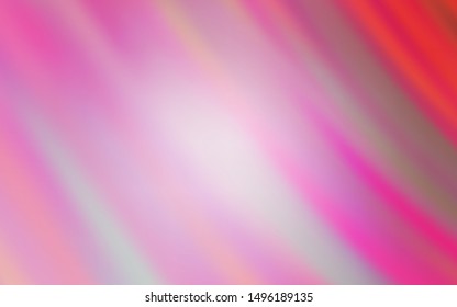 Light Pink vector pattern with sharp lines. Lines on blurred abstract background with gradient. Template for your beautiful backgrounds.