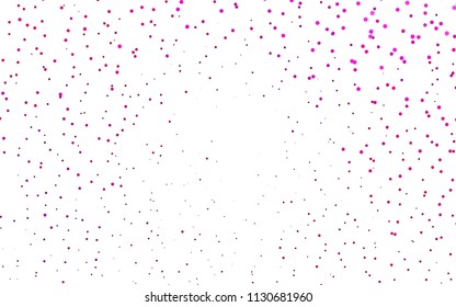 Light Pink vector  pattern with spheres. Blurred bubbles on abstract background with colorful gradient. New design for ad, poster, banner of your website.