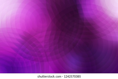 Light Pink vector pattern with spheres. Abstract illustration with colored bubbles in nature style. Beautiful design for your business advert.