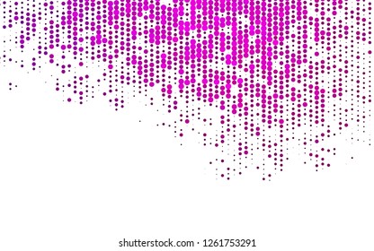 Light Pink vector pattern with spheres. Beautiful colored illustration with blurred circles in nature style. Template for your brand book.