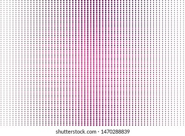 Light Pink vector pattern with spheres. Blurred bubbles on abstract background with colorful gradient. Design for your business advert.