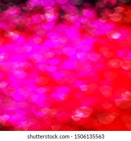 Light Pink vector pattern with spheres. Abstract decorative design in gradient style with bubbles. New template for a brand book.
