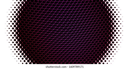 Light Pink vector pattern with spheres. Glitter abstract illustration with colorful drops. Pattern for wallpapers, curtains.