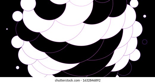 Light Pink vector pattern with spheres. Abstract illustration with colorful spots in nature style. Pattern for booklets, leaflets.