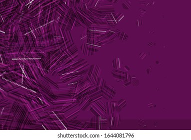 Light Pink vector pattern with spheres. Blurred decorative design in abstract style with bubbles. Design for your business advert.
