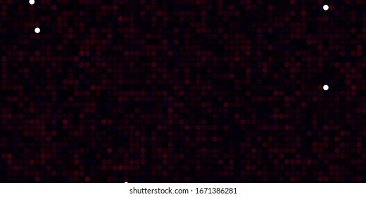 Light Pink vector pattern with spheres. Illustration with set of shining colorful abstract spheres. New template for a brand book.