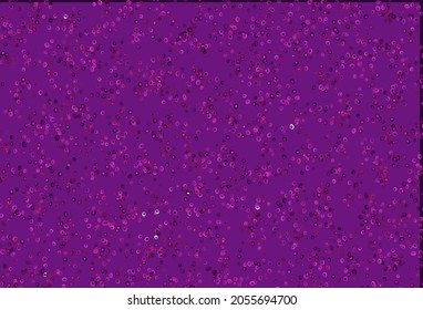 Patrón vectorial rosa claro con esferas. Diseño decorativo borroso en estilo abstracto con burbujas. Plantilla para su libro de marca.