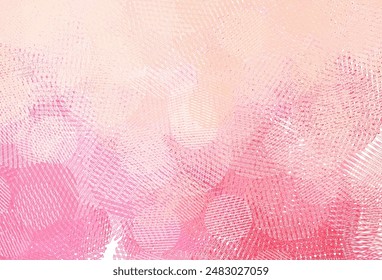 Light Pink vector pattern with spheres. Modern abstract illustration with colorful water drops. Pattern for textures of wallpapers.