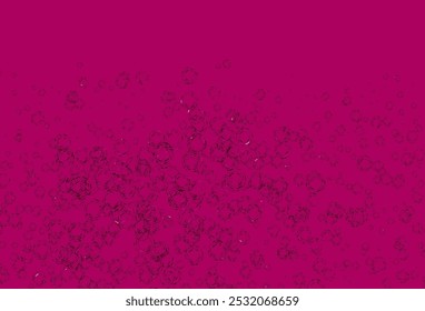 Light Pink vector pattern with spheres. Modern abstract illustration with colorful water drops. Pattern for beautiful websites.