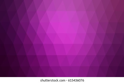 Light Pink vector Pattern.  triangular template. Geometric sample. Repeating routine with triangle shapes. New texture for your design. Pattern can be used for background.