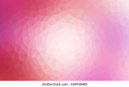 Light Pink vector Pattern.  triangular template. Geometric sample. Repeating routine with triangle shapes. New texture for your design. Pattern can be used for background.