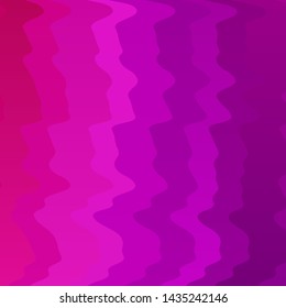 Light Pink vector pattern with wry lines. Gradient illustration in simple style with bows. Best design for your ad, poster, banner.