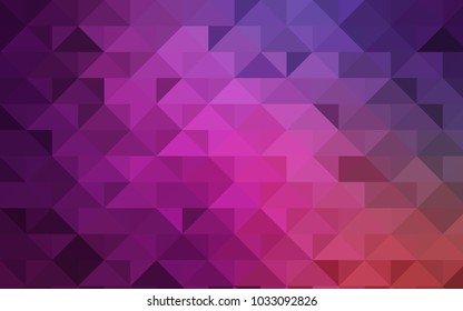 Light Pink vector polygon abstract template. Creative geometric illustration in Origami style with gradient. A completely new design for your business.