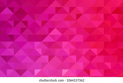 Light Pink vector polygon abstract template. Colorful abstract illustration with gradient. The template can be used as a background for cell phones.