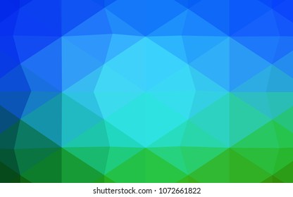 Light Pink vector polygon abstract backdrop. Polygonal abstract illustration with gradient. That new template can be used for your brand book.